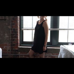 Floral Lace Little Black Dress